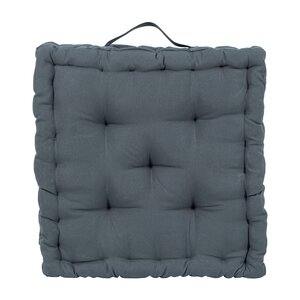 Stoelkussen 40 x 40 x 8 cm Grijs - afbeelding 2