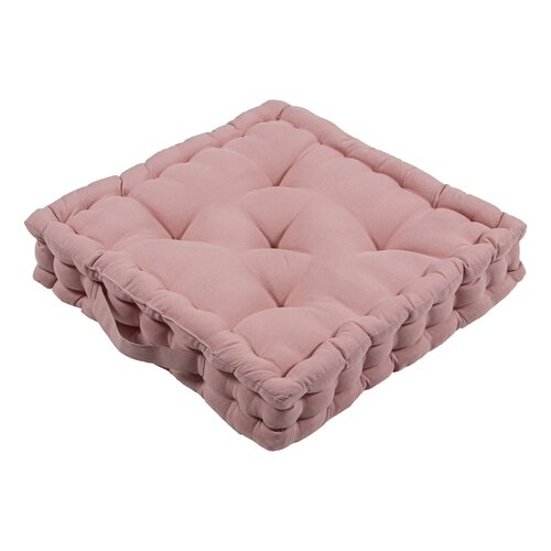 Stoelkussen 40 x 40 x 8 cm Light Pink - afbeelding 1
