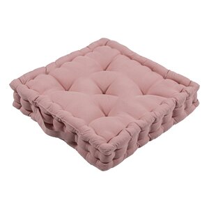 Stoelkussen 40 x 40 x 8 cm Light Pink - afbeelding 1