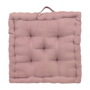 Stoelkussen 40 x 40 x 8 cm Light Pink - afbeelding 2
