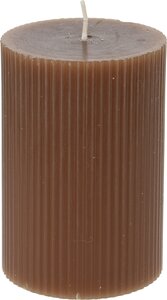 Stompkaars ribbel Ø 7 x 10 cm - Bruin