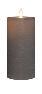 Anna's Collection Kaars-USB taupe - H 15 cm