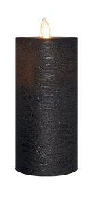 Anna's Collection Kaars-USB zwart - H 15 cm