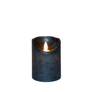 Anna's Collection Kaars blauw - H 10 cm