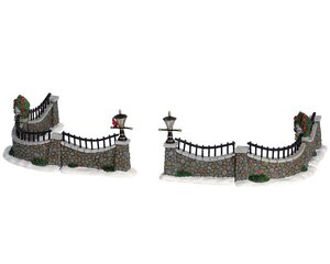 Lemax Stone Wall set van 6