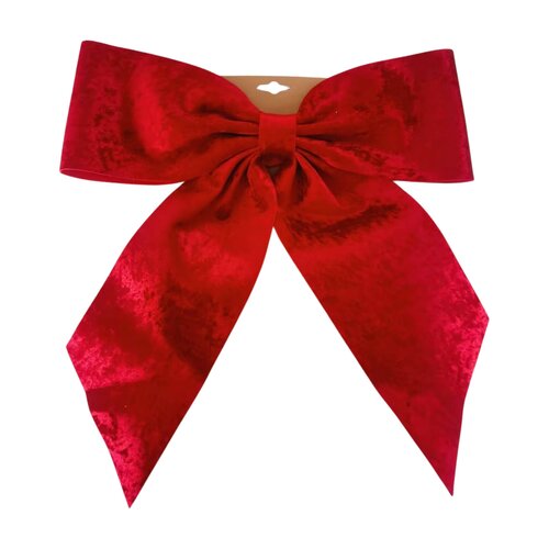 Strik fluweel B 45 x H 54 cm rood