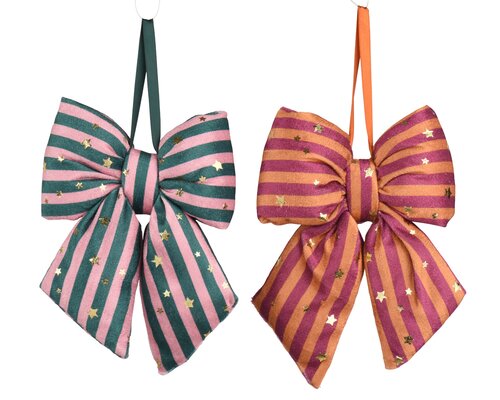 Strik kunststof - B15xH19cm Meerkleurig - 2 Varianten