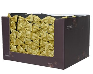 Strik kunststof - L8,5xB9cm Goud 5 stuks - afbeelding 3