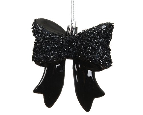 Strik kunststof - L8,7xH9,8cm Zwart - afbeelding 2