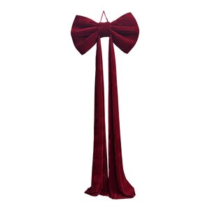 Strik XXL fluweel - B80xH220cm Bordeaux