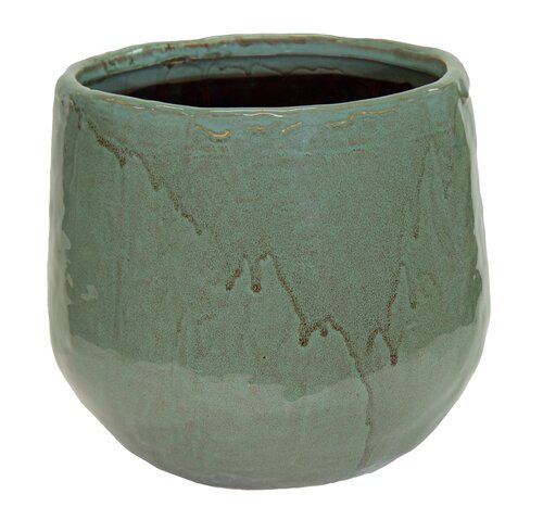 Suburb Cauldron Olive D19H16.5