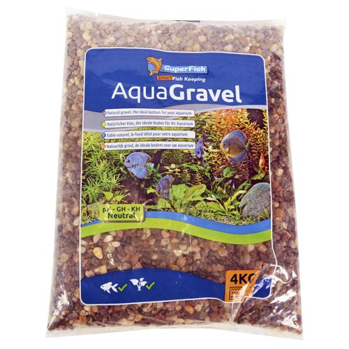 SuperFish Aqua grind donker 3–6 mm 4 kg