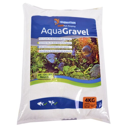 SuperFish Aqua grind sneeuw wit aquariumgrind 4 kg