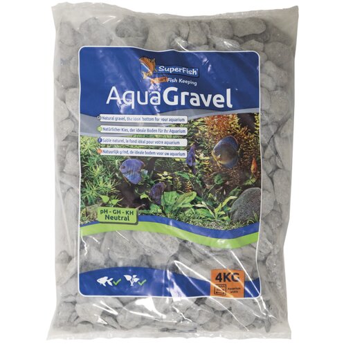 SuperFish Aqua pebble zwart 30–50 mm aquariumstenen 4 kg