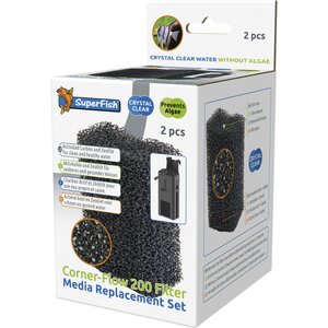 SuperFish Corner Filter 200 Media Vervang Set