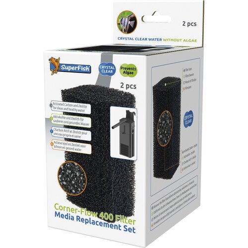 SuperFish Corner Filter 400 Media Vervang Set