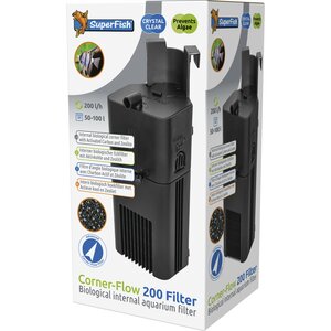 SuperFish CornerFlow 200 Filter 200 l/h Zwart