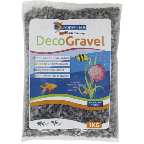 SuperFish Deco grind glamour grijs 1 kg