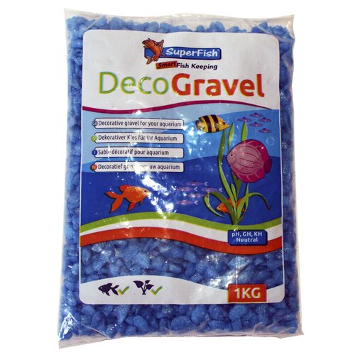 SuperFish Deco grind neon blauw 1 kg