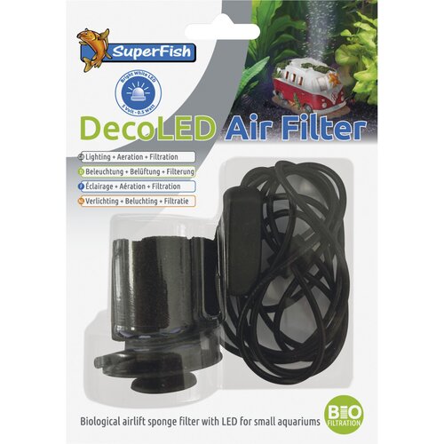 SuperFish Deco LED Air Filter