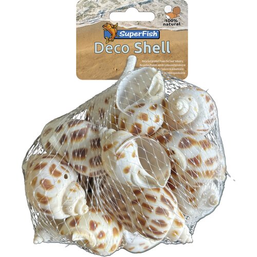 SuperFish Deco Schelp Spiraal Gestreept 200 gram