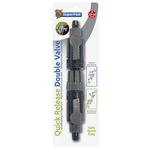 SuperFish Dubbelkraan snelkoppeling 12/16 mm voor aquarium