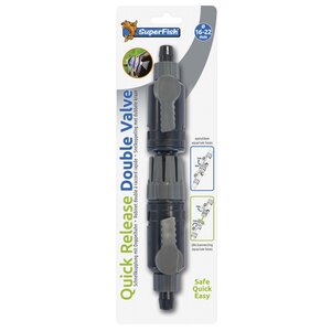 SuperFish Dubbelkraan snelkoppeling 16/22 mm voor aquarium