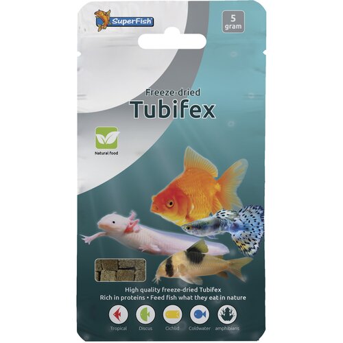 SuperFish Freeze Dried Tubifex – 5 gram