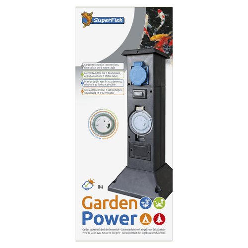 SuperFish GardenPower met Tijdklok