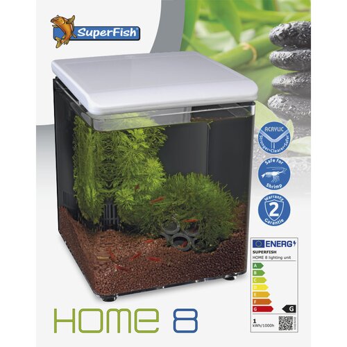 SuperFish Home 8 Aquarium Wit