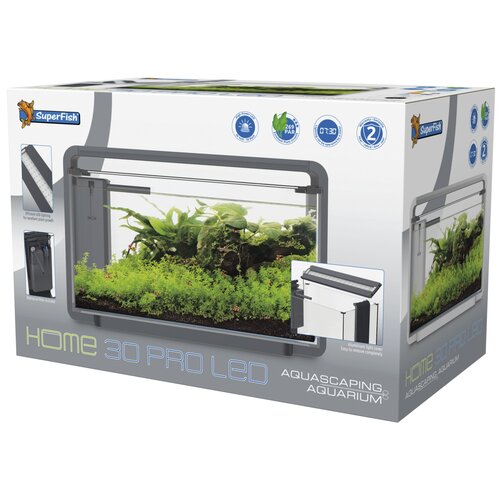 SuperFish Home ProLED 30 Aquarium Zwart