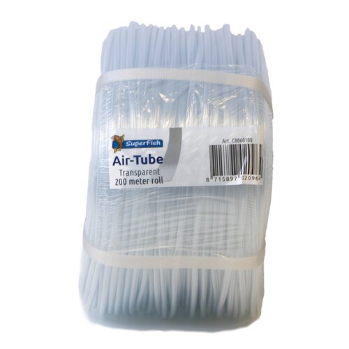 SuperFish Luchtslang transparant rol 200 m