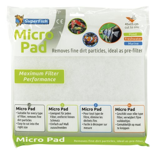 SuperFish Micro filterpad fijn 45x25 cm