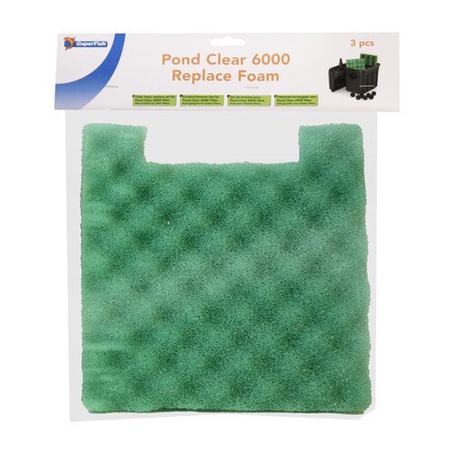 SuperFish PondClear 6000 Filterschuim – set van 3
