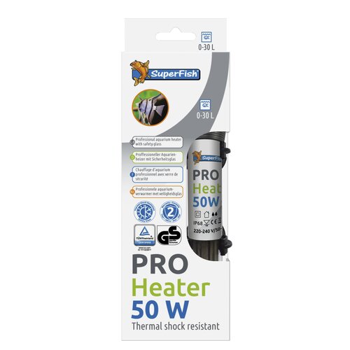 SuperFish Pro Heater – 50 W (20–50 L)