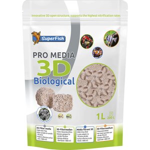 SuperFish Pro Media 3D filtermateriaal 1000 ml