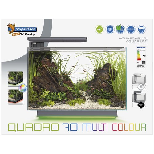 SuperFish Quadro 70 Multi Colour Zwart