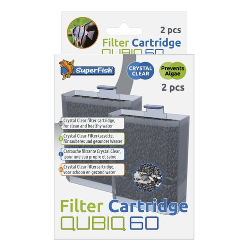 SuperFish Qubiq 60 Cartridge 2x