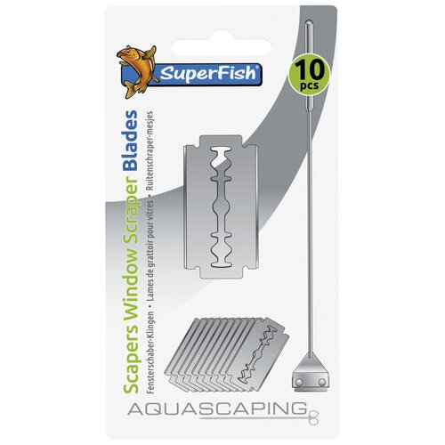 SuperFish RVS Schraper Mesjes 10x