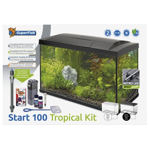 SuperFish Start 100 Tropical Kit Zwart