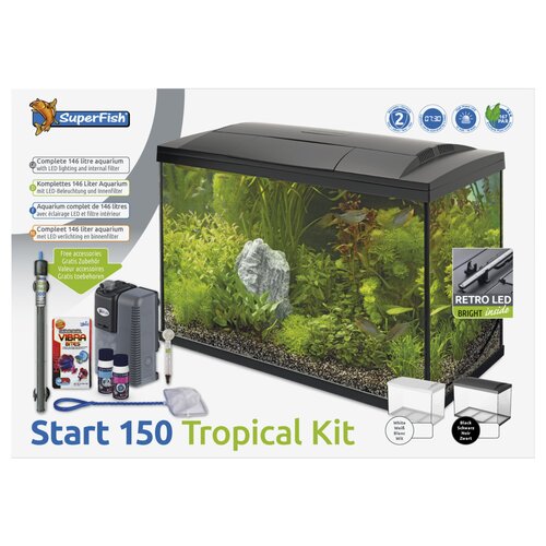 SuperFish Start 150 Tropical Kit Zwart