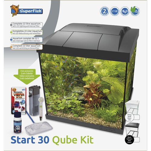 SuperFish Start 30 Qube Kit Zwart