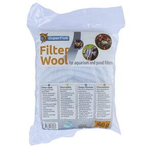 SuperFish Witte filterwatten fijn 100 gram
