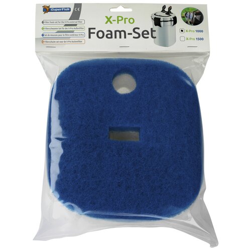 SuperFish X Pro 1000 schuimset vervangingSuperFishilters