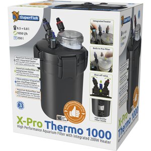 SuperFish X Pro Thermo 1000 verwarmd buitenfilter