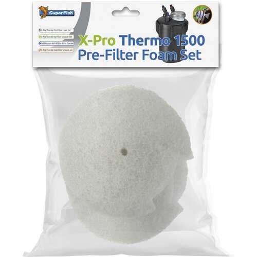 SuperFish X Pro Thermo 1500 pre-filter schuimset 3 stuks