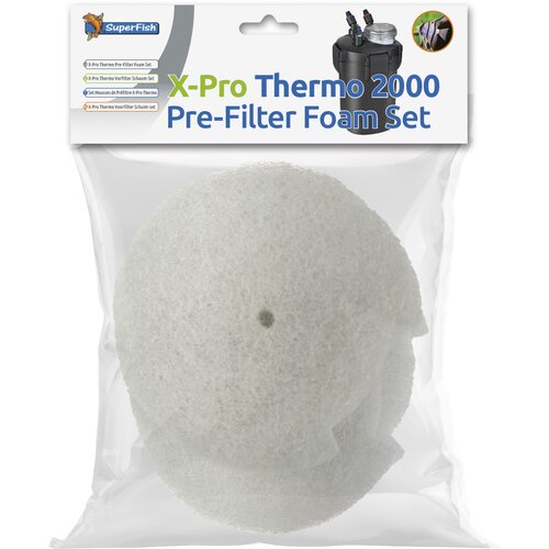 SuperFish X Pro Thermo 2000 pre-filter schuimset 3 stuks