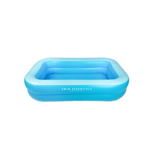 Swim Essentials Blue Mono opblaaszwembad - B 210 x D 132 cm - afbeelding 1