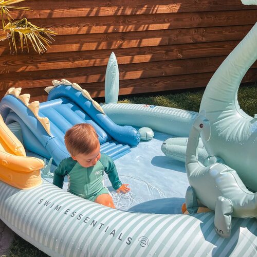 Swim Essentials dino kinderzwembad - B 210 x D 150 cm - afbeelding 2