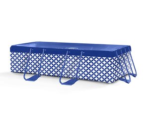 Swim Essentials donkerblauwe zwembadhoes - L 400 x B 200 cm